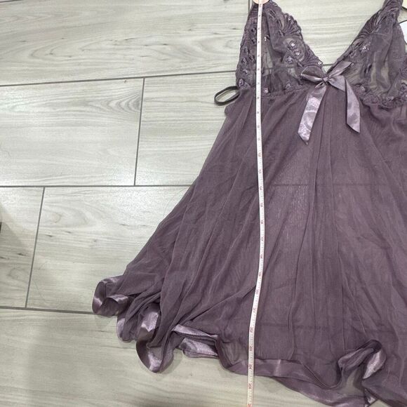 NWT Spree Intimate Purple/Elderberry Lingerie dress with matching panty size sma - Picture 5 of 10